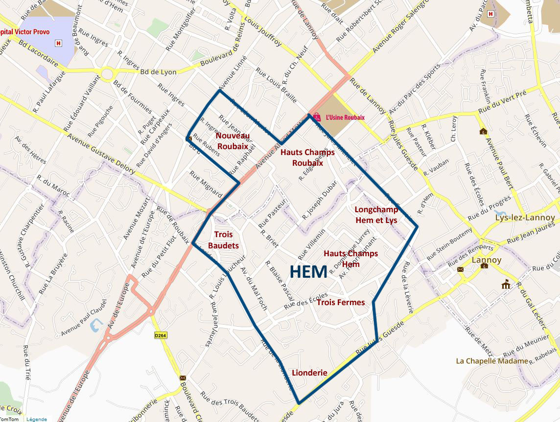 Hem : secteur d'intervention